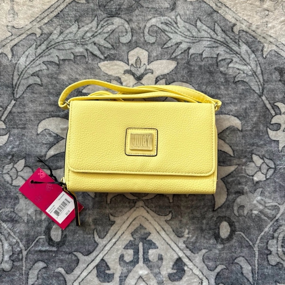 Juicy Couture Lemon Yellow Wristlet